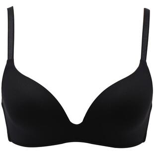 歌瑞尔小胸聚拢内衣无痕文胸罩薄款 透气黑色隐形裸感轻盈无钢圈