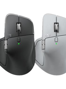 旗舰罗技大师系列 MX MASTER 4 高性能无线鼠标高端笔记本拆包