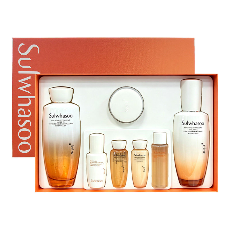 SULWHASOO/雪花秀滋盈琉光润颜水乳套装抗皱紧致礼盒修护保湿套盒
