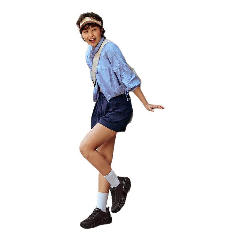 斯凯奇运动鞋女款2026春夏新款绑带轻便软底休闲减震时尚简约女鞋