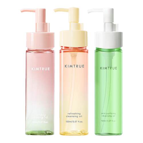 KIMTRUE且初无花果卸妆油太阳红梨卸妆水感速卸毛孔清洁温和正品