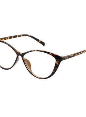 FENCH玳瑁豹纹眼镜框男女通用防蓝光超轻复古时尚镜架可配度数