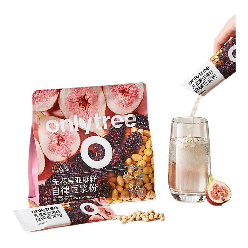 onlytree无花果亚麻籽豆浆粉种子循环粉高蛋白自律早餐代餐冲泡粉,咖啡/麦片/冲饮,豆奶粉,淘宝优惠券,粉丝福利购,淘宝优惠卷
