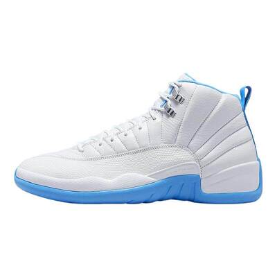 耐克Air Jordan 12复刻 AJ12白蓝高帮运动鞋复古篮球鞋CT8013-112