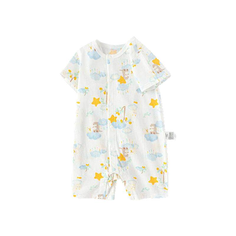 巴拉巴拉婴儿连体衣新生儿衣服宝宝爬服纯棉短袖哈衣夏装新款童装