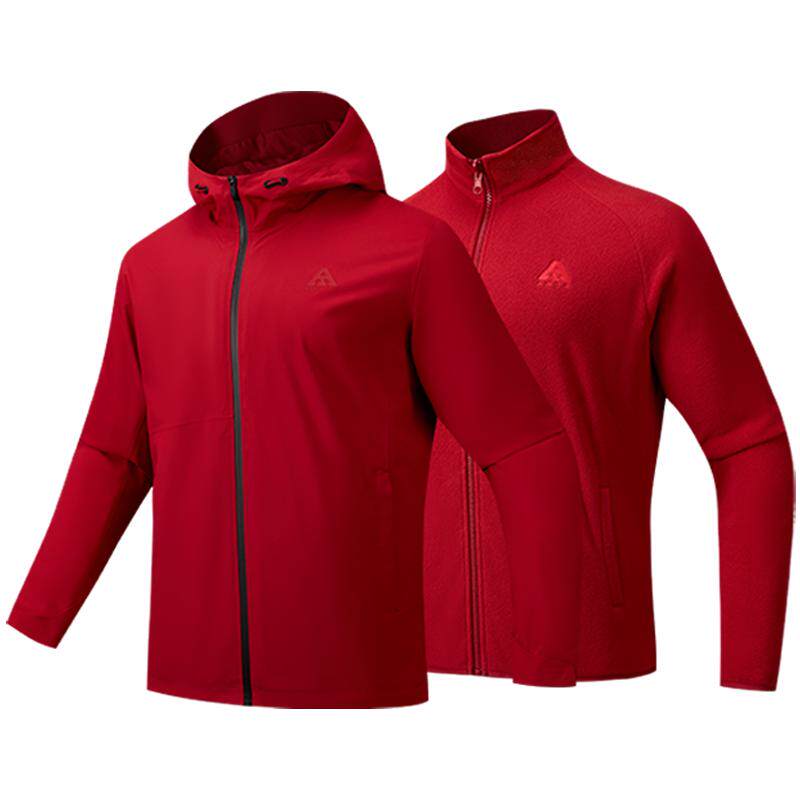 安踏新年外套本命年红色三合一冲锋衣男水壳3新款户外两件套外套,运动服/休闲服装,运动茄克/外套,淘宝优惠券,粉丝福利购,淘宝优惠卷