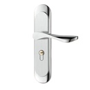 卧室门锁房间家用通用型室内木门锁具免改孔可调节门把手手柄执手