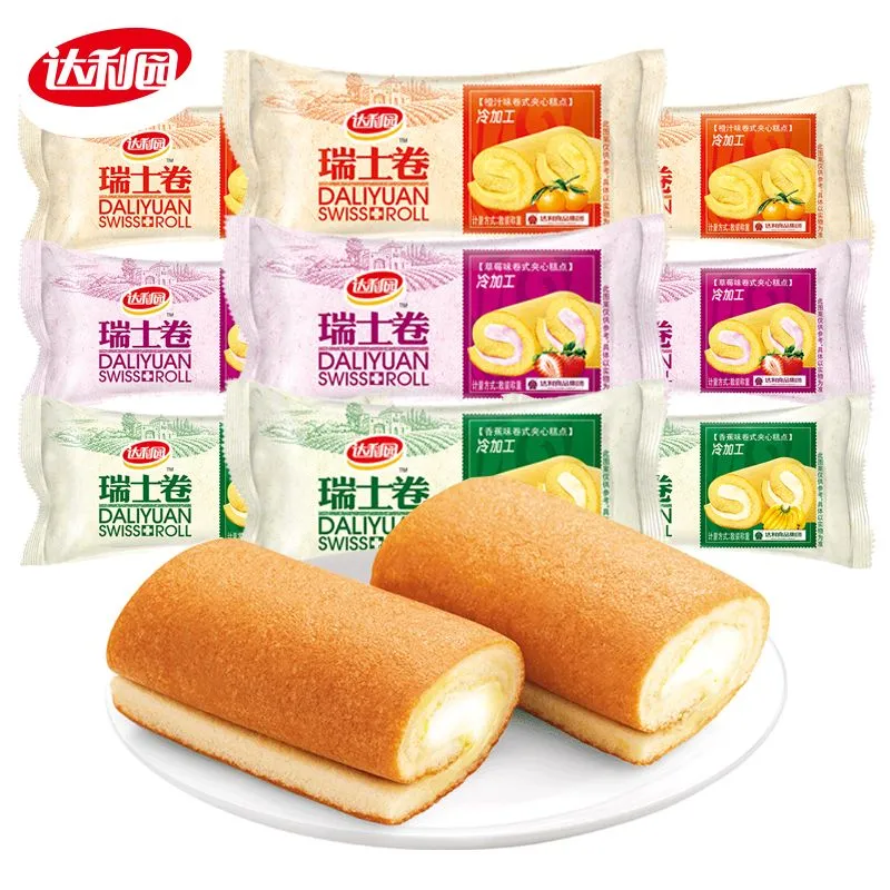 达利园瑞士卷奶油夹心蛋糕散装称重早餐面包休闲糕点解馋零食年货