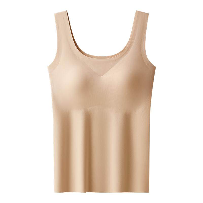 猫人粉底液背心女带胸垫一体式内衣春秋内搭无袖上衣吊带无痕打底,女士内衣/男士内衣/家居服,吊带/背心/T恤/打底/肌底衣,淘宝优惠券,粉丝福利购,淘宝优惠卷
