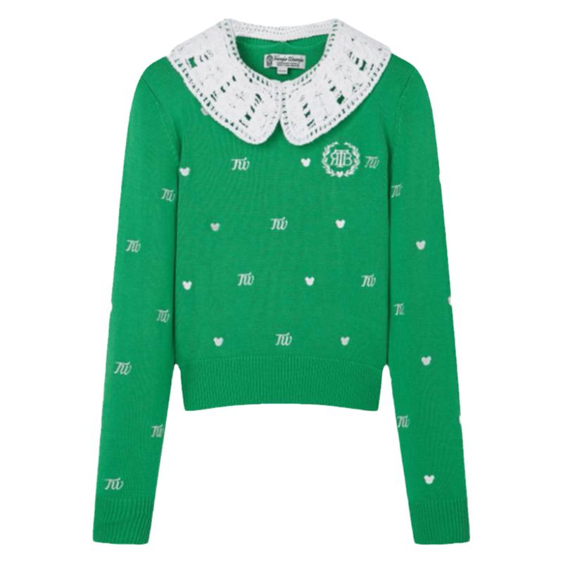 镂空荷叶边，甜美少女