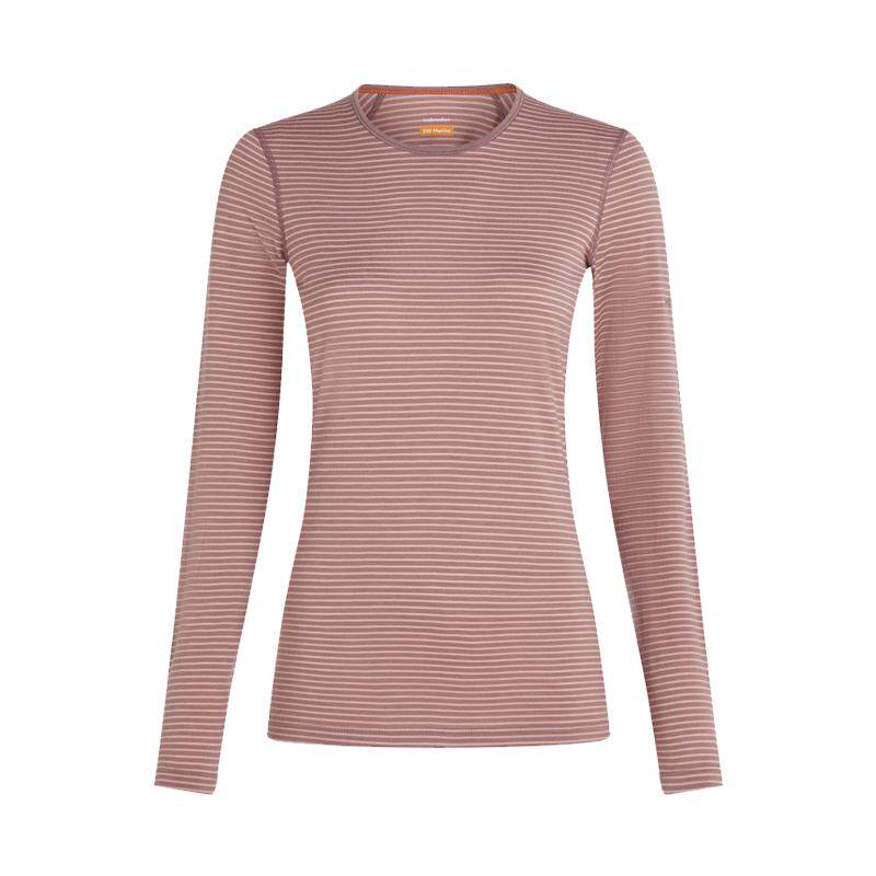 icebreaker100%美利奴羊毛男女200 Oasis长袖T恤透气户外跑步徒步