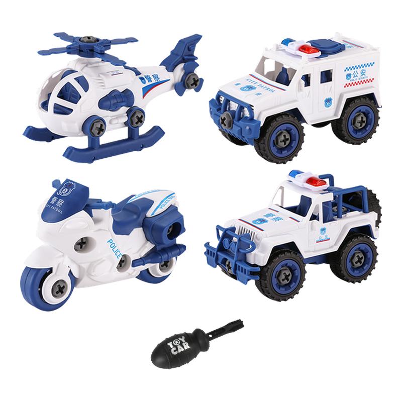 儿童可拆卸挖掘工程车拧螺丝男孩宝宝益智组装拼装拆装工程车玩具