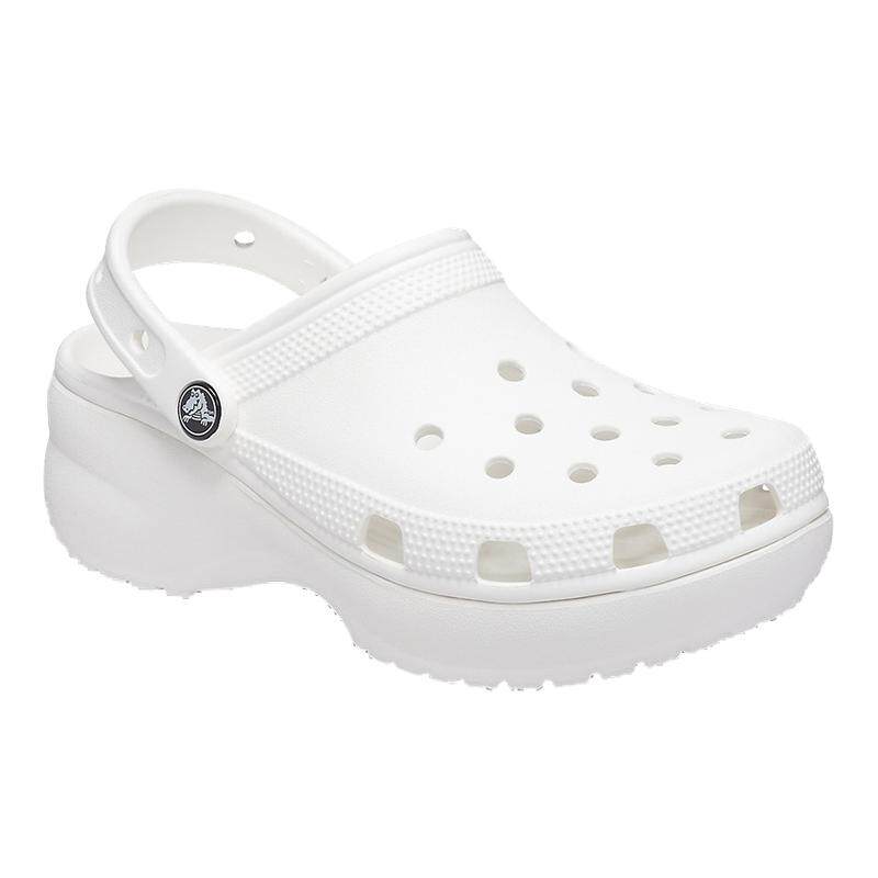 白鹿同款Crocs卡骆驰厚底云朵洞洞鞋高跟包头拖鞋户外女鞋|206750