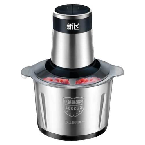 新款新飞电动绞肉机多功能料理机搅拌机绞馅机蒜蓉泥器辣椒粉碎机