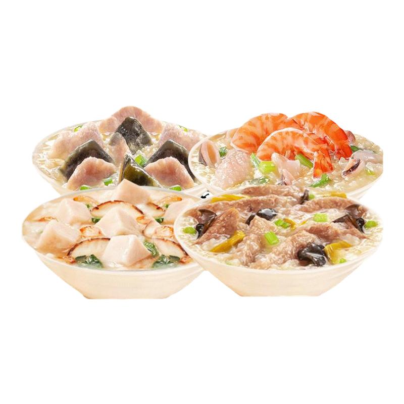 冻干速食粥早餐免煮懒人即食粥饭皮蛋瘦牛肉海鲜方便冲泡代餐食品