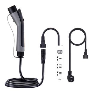 零跑B10C11C01新能源随车充放电一体枪便携式户外放电插排充电枪