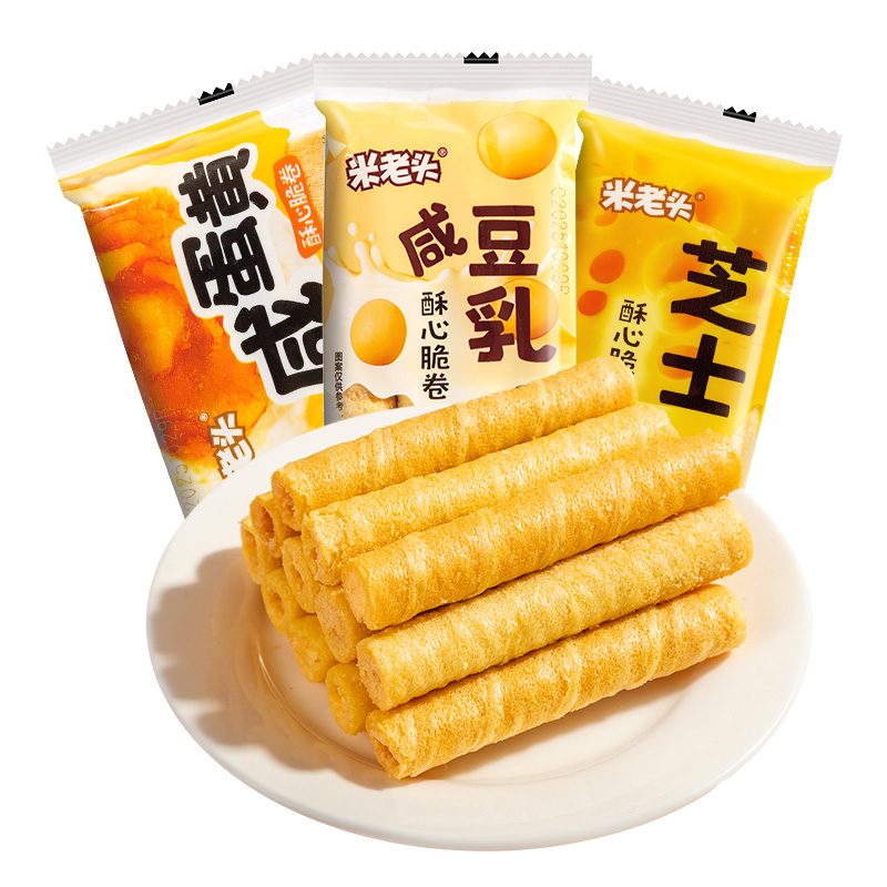 米老头酥心脆卷传统老式手工蛋卷