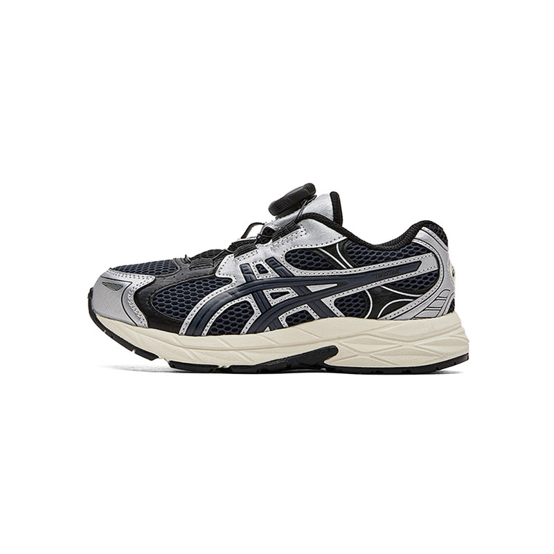 ASICS/亚瑟士童鞋舒适透气旋钮运动鞋防滑耐磨跑步鞋1014A400-100