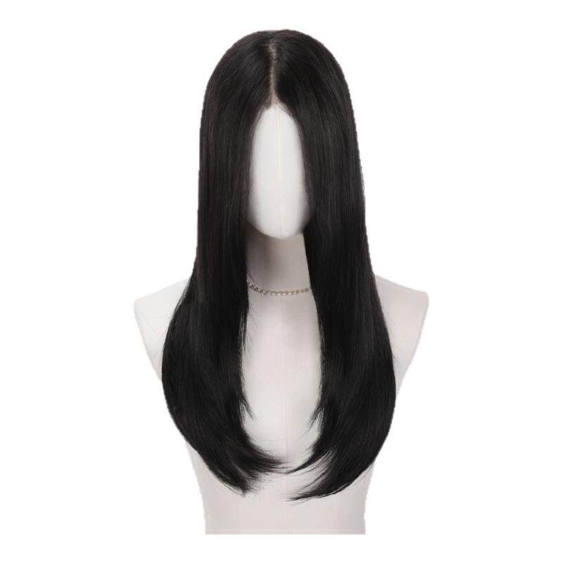 尚蔻免发网假发片头套女仿真发增发量蓬松日常黑长直高颅头顶垫发