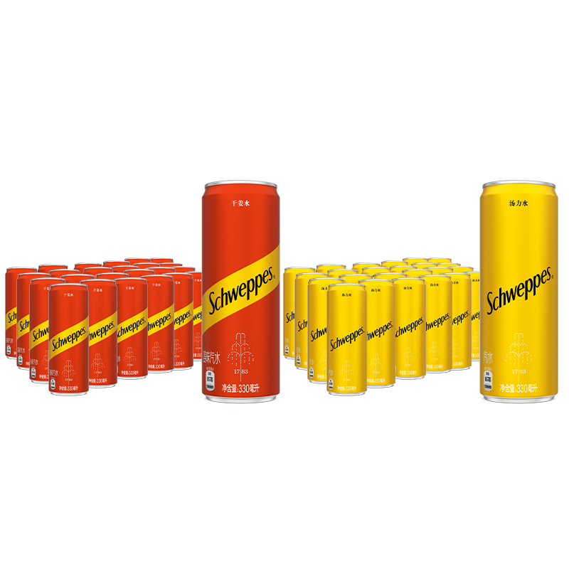 怡泉汤力水干姜水330ml*24*2箱