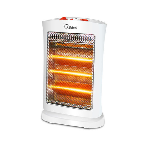 美的三管小太阳摇头节能取暖器