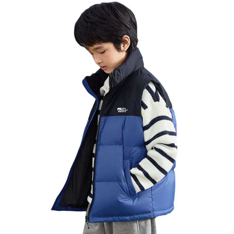 巴拉巴拉中大童羽绒马甲背心外穿