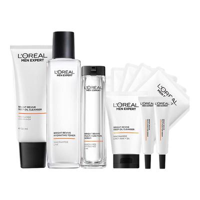欧莱雅男士耀白套装护肤品正品