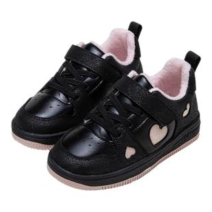 富罗迷女童板鞋儿童鞋子2025冬季新款软底女款青少年女孩运动棉鞋