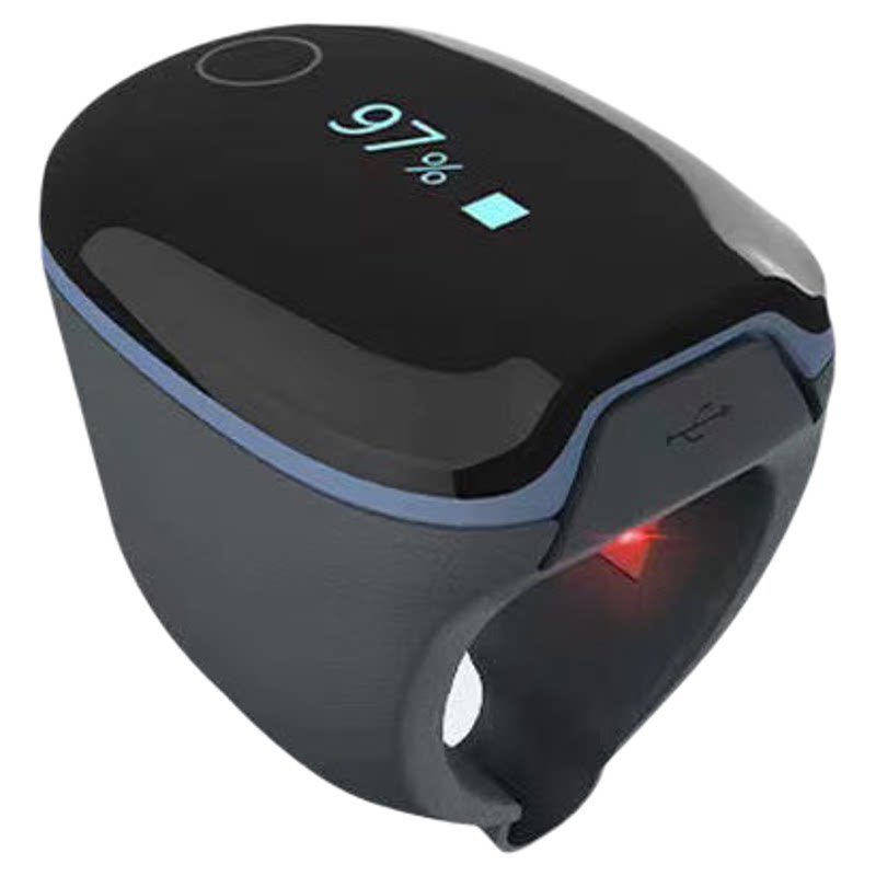 乐普血氧仪指环脉搏血氧饱和度睡眠呼吸暂停血氧监测仪心率检测器