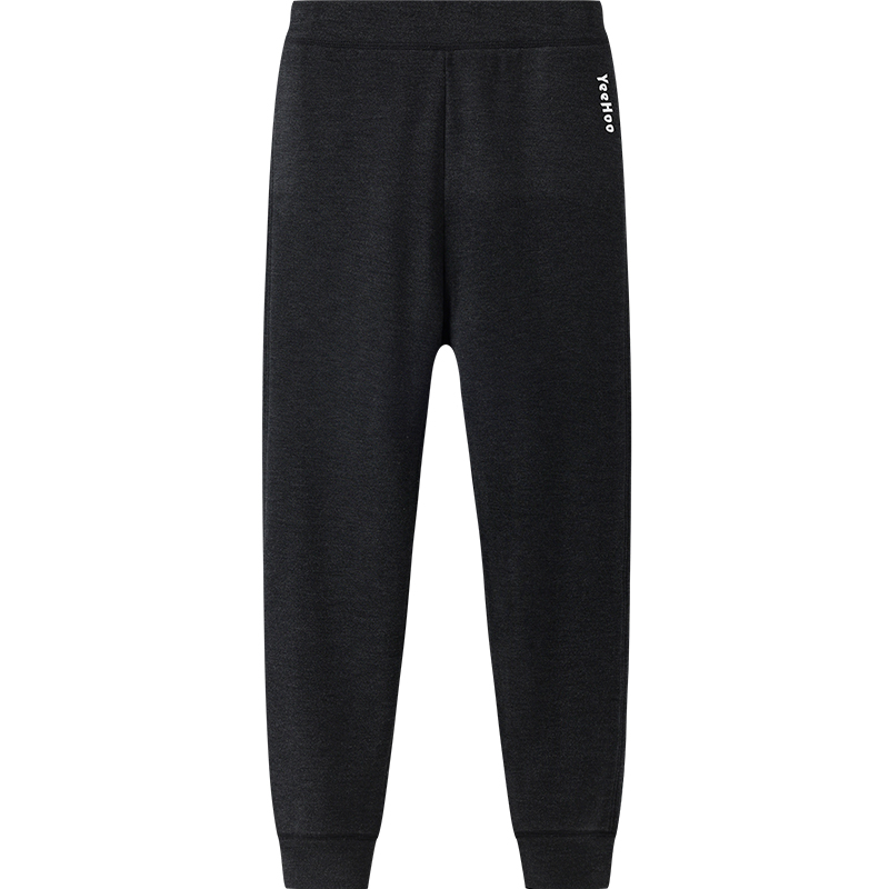 英氏儿童保暖裤三层加厚锁温男童女童高腰德绒羊毛打底裤校服神器