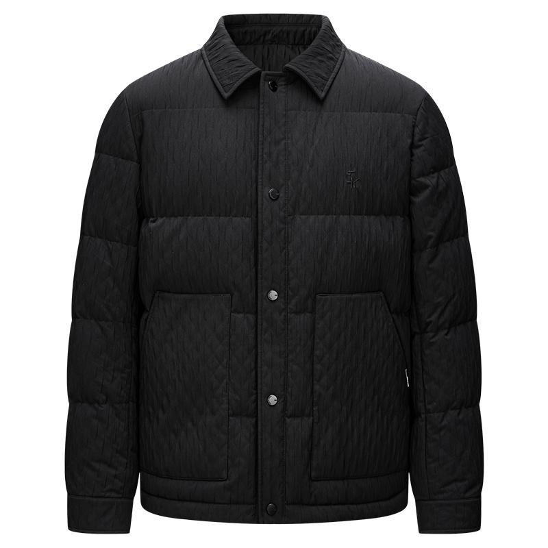 【肌理提花】利郎青年商务羽绒服2025冬季保暖轻薄外套男Q4DBR002