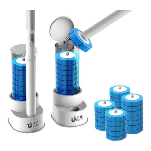 之几一次性马桶刷子自带清洁剂卫生间家用无死角刷厕所清洁神器