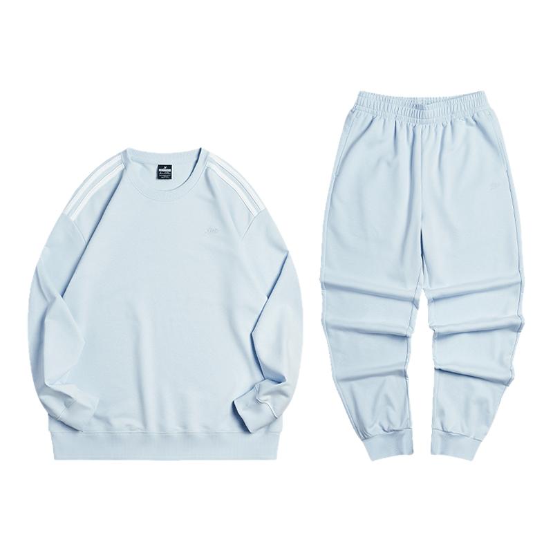 【出清合集】特步运动套装男女秋季情侣休闲卫衣长裤宽松双层风衣