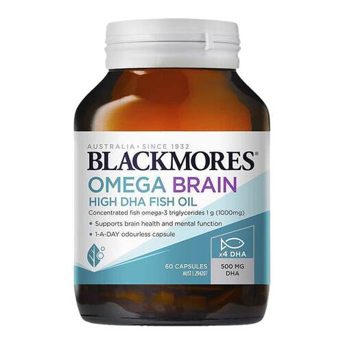 澳佳宝BLACKMORES深海DHA4倍鱼油青少年备考omega3学生官方正品