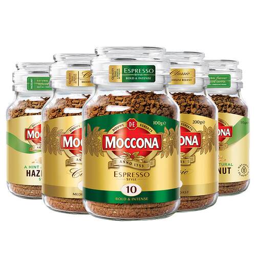 moccona冻干咖啡粉冰美式