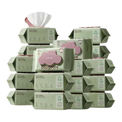 babycare婴儿手口超厚湿巾80抽
