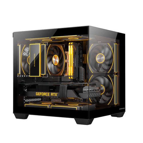 【国补10%】攀升AMD主机R5 5600X/RX6500XT/9600X/7500F RTX5060游戏台式电脑DIY组装电脑整机5500 - 封面
