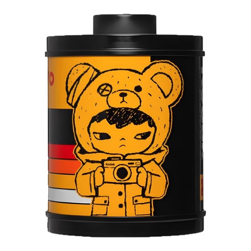 壹号POPMART泡泡玛特小野Hirono × Kodak 咔哒小野熊毛绒挂件图片