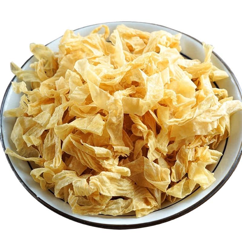 干豆皮油豆皮丝豆制品干货腐竹皮凉拌火锅半成品山东特产大豆素肉