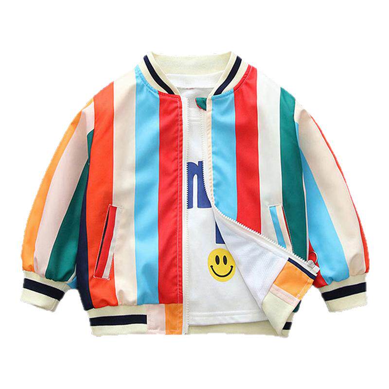 贝贝怡儿童冲锋衣女童外套春秋款男童秋装中小童童装宝宝防风夹克