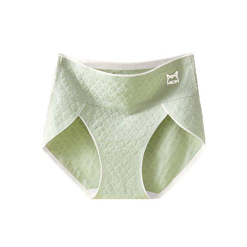 猫人蚕丝蛋白抑菌高腰收腹内裤