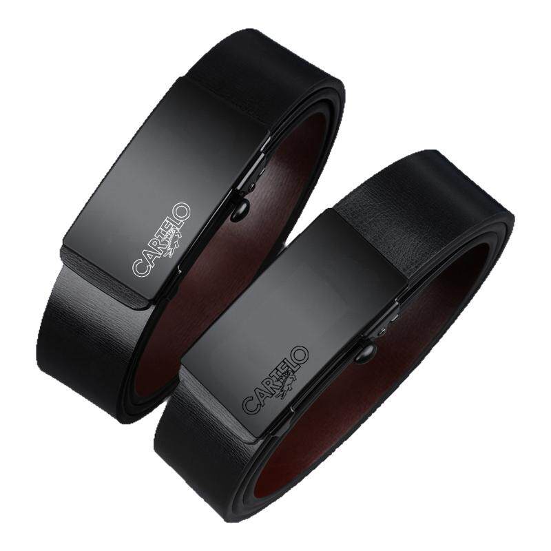 卡帝乐鳄鱼真皮男士皮带内穿式无牙自动扣纯牛皮腰带裤带正品 - 百亿补贴品牌优选出品