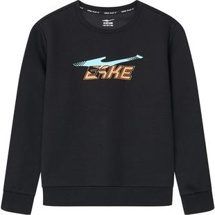 鸿星尔克童装 青少年儿童运动上衣女童衣服 男童加绒卫衣中大童秋装