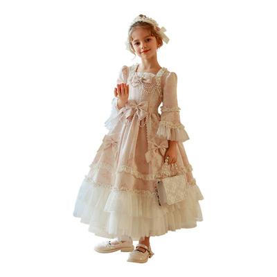 lolita女童公主裙春秋新款