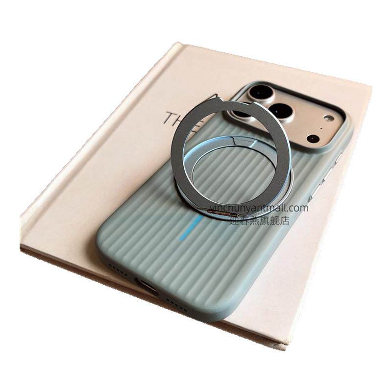 蓝准分磁吸支架适用苹果17手机壳硬16Pro磨砂15pro简约16高级感iPhone15防摔14新款17pro全包16promax男女13