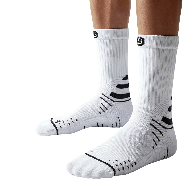 李质造羽毛球网球中筒袜比赛专业防滑耐磨加厚毛巾底硅胶款训练袜