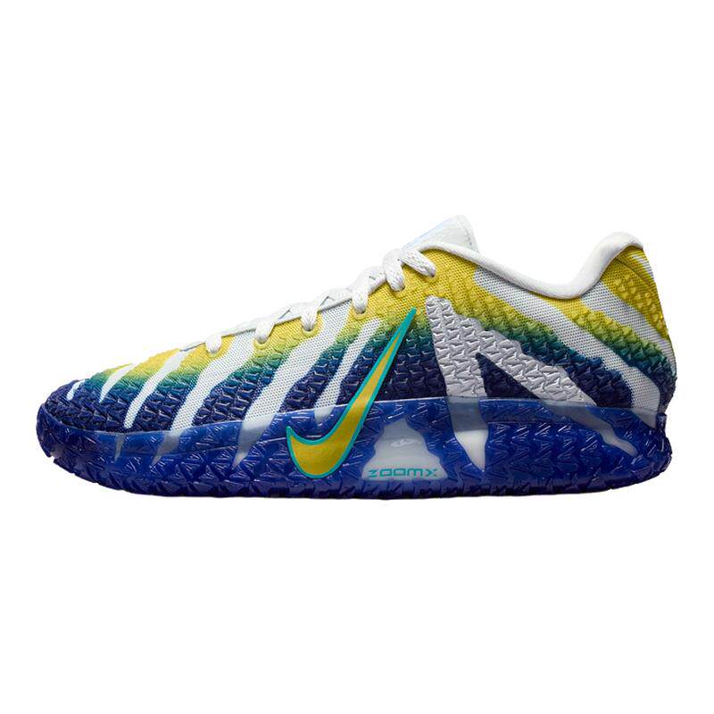 Nike耐克男鞋Ja 3莫兰特3代白蓝黄低帮实战抗扭篮球鞋HF2794-004