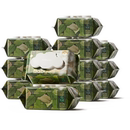 Babycare山茶新生柔湿巾加厚湿巾80抽婴儿新生儿手口专用湿巾