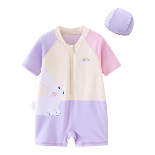 迷你巴拉巴拉宝宝夏防晒泳衣套装