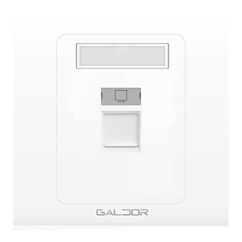 家装86型网络面板高多ABS料